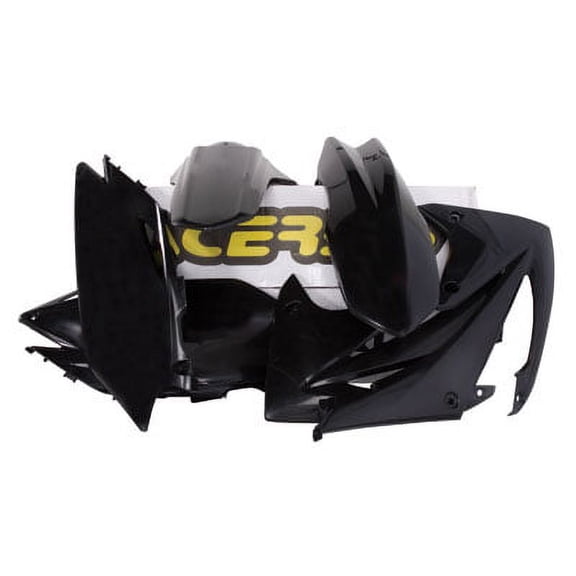 Acerbis Replica Plastic Kit Black for Honda CRF250R 2010-2013