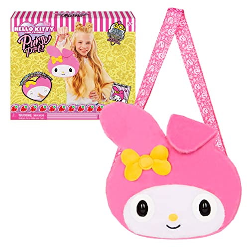 Purse Pets, Sanrio Hello Kitty et Amis, My Melody Jouet Interactif pour Animaux & Sac à Bandoulière Kawaii, Plus de 30 Sons & Réactions, Cadeaux pour Filles & Préadolescentes