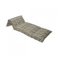 thumbnail image 4 of Camo Floor Pillow Lounger Cover, Aloha Hawaiian Tropical Jungle Forest Hibiscus Flowers Leaves Nature, Nap Mat Printed Fabric Case for 5 Pillows, 88" x 36", Dark Brown Pale Pink, by Ambesonne, 4 of 5