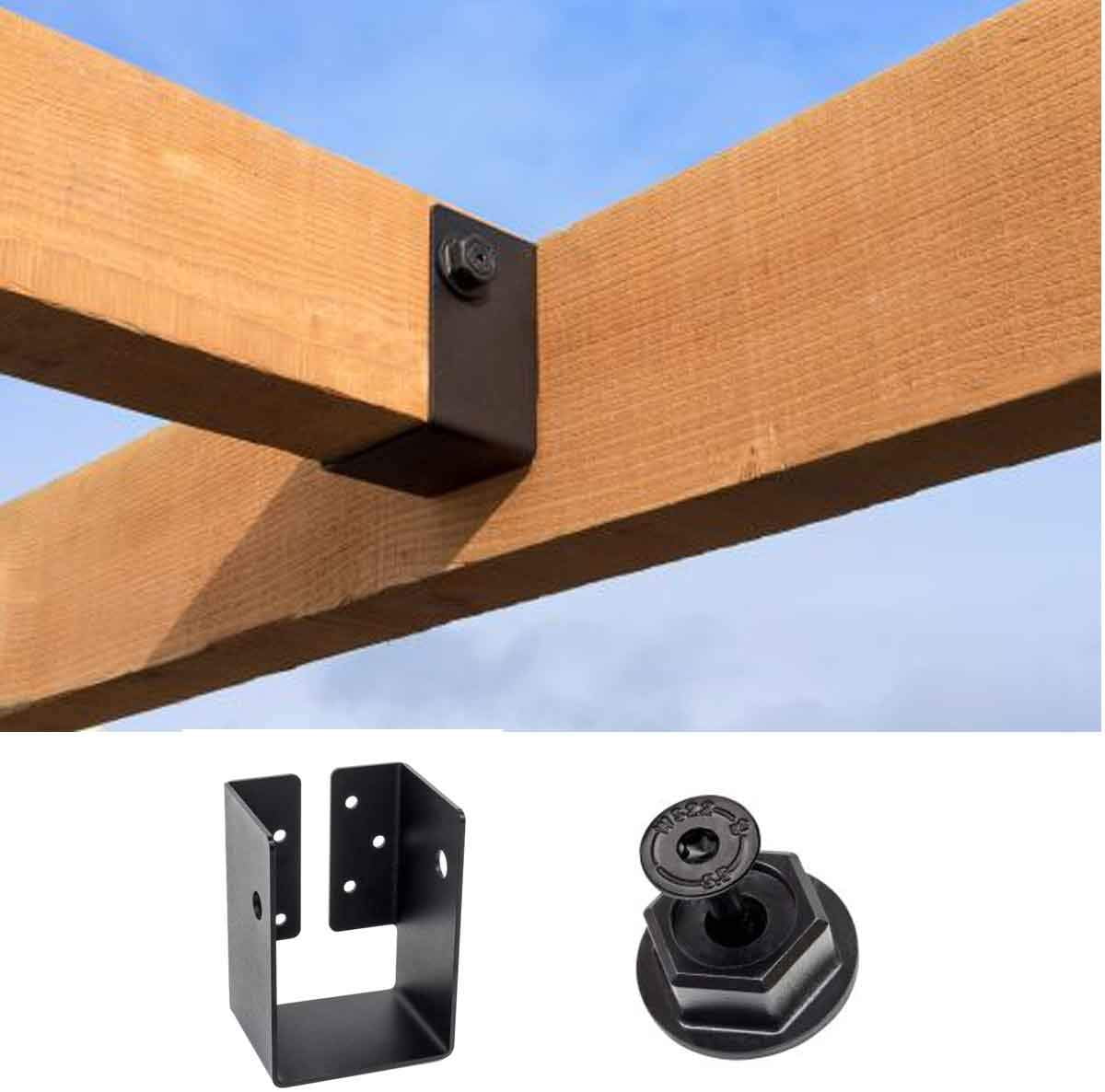 Simpson StrongTie APHH46 Outdoor Accents Concealed Flange Heavy Joist
