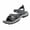 Gray 02, variant on QQAMB Hiking Sandals Womens Comfor Open toe Sport Elastic Walking Shoes With Adjustable Straps Summer Casual Athletic Sandals