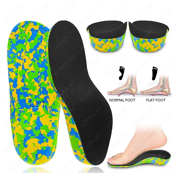 Orthopedic Insoles for Kids Children Flat Foot Correction Arch Support EVA Sport Shoes Soles Pads Foot Care Orthotics Insoles