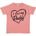 thumbnail image 3 of Inktastic I Love My Daddy in Black Chalk Heart Boys or Girls Toddler T-Shirt, 3 of 5