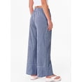thumbnail image 5 of ANRABESS Womens Gingham Pants Wide Leg Elastic Waist Summer Casual Loose Palazzo Lounge Beach Vacation Trousers with Pockets, 5 of 8