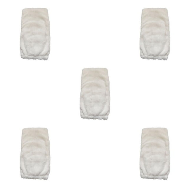 Transemion Chaussettes Hautes Chaudes et Douces pour une Sensation Douce et Confortable Acrylique Blanc 5Set