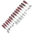 thumbnail image 1 of Dioche 14Pcs Spécial en Forme de Spatule Racleuse Couteau à Palette en Acier Inoxydable pour la Peinture, 1 of 8