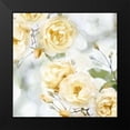 thumbnail image 2 of Lane, Joanna 15x15 Black Modern Framed Museum Art Print Titled - Yellow Rose Garden I, 2 of 5