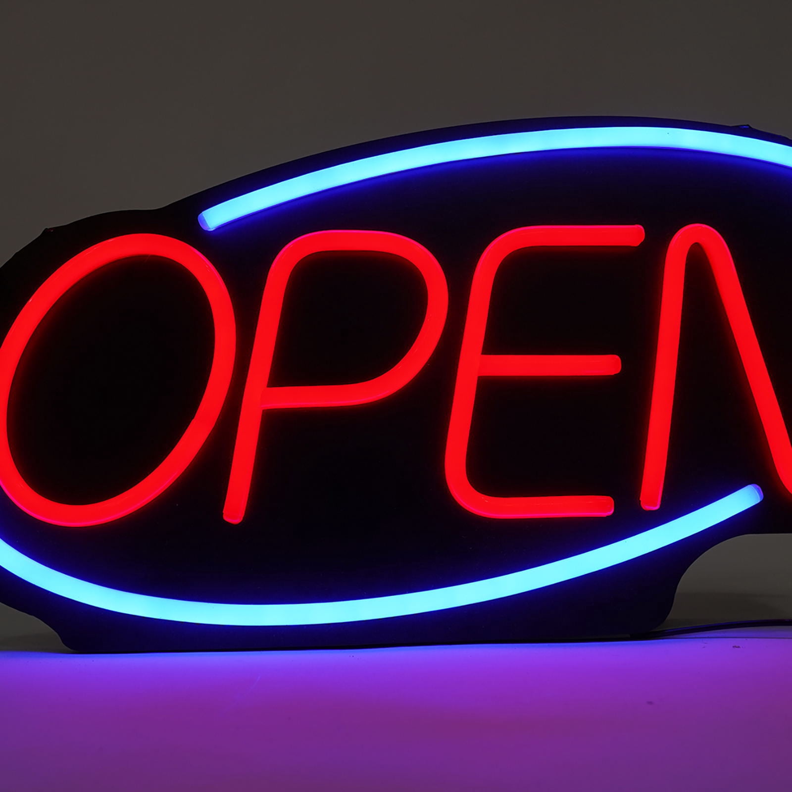 Wuzstar 24 Inch LED Commercial Neon Light Business Store OPEN Sign for Restaurant Bar Club Shop