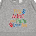 thumbnail image 3 of Inktastic Mimi and Papa Love Me Baby Sweatshirt, 3 of 4