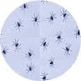 thumbnail image 1 of Ahgly Company Machine Washable Indoor Round Transitional Lavender Blue Area Rugs, 6' Round, 1 of 1