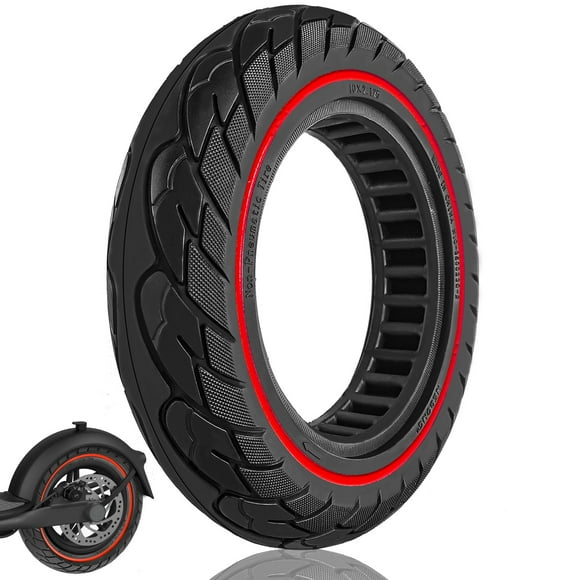 Felixstory 10x2/54-152 Solid Tire, 10x2.125 Tubeless Tires Fit for Swagtron SG-5, VOLPAM SP01/SPT7, Gotrax GXL V2, Ninebot F25/ D40X/ D18W/ D28U, Rep