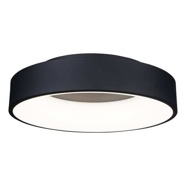 Lazio Collection Integrated LED Flush Mount, Black