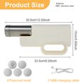 thumbnail image 2 of Wekvgz Pasta Maker with 5 Molds Electric Noodle Maker Handheld Pasta Maker Machine Cordless Pasta Press Machine Rechargeable Ramen Maker Machine for Home Kitchen Use White, 2 of 11
