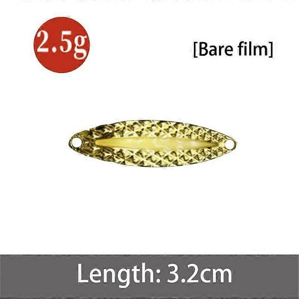 1Pcs 2.5g 3.5g 5g Winter Metal Luminous Spinner Spoon Lure Bass Fishing Wobblers