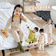 thumbnail image 4 of Conjunto de pijama de algodón para niños, ropa interior para bebés, pijamas de algodón para niñas, conjunto de dos piezas, ropa interior para bebés, pantalones largos de otoño para bebés, 4 of 5