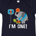thumbnail image 4 of Inktastic Basketball 1st Birthday for One Year Old Boys Baby Bodysuit, 4 of 5