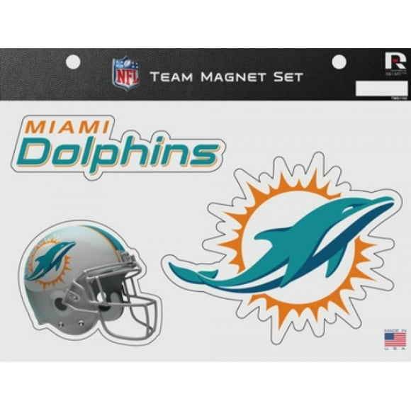 Miami Dolphins Team Magnet Set