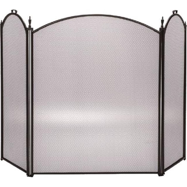 3 Fold Arched Screen, Bronze