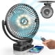 thumbnail image 1 of Batería recargable Clip on Fan Korbot de 8 pulgadas y 12000 mAh, 1 of 7