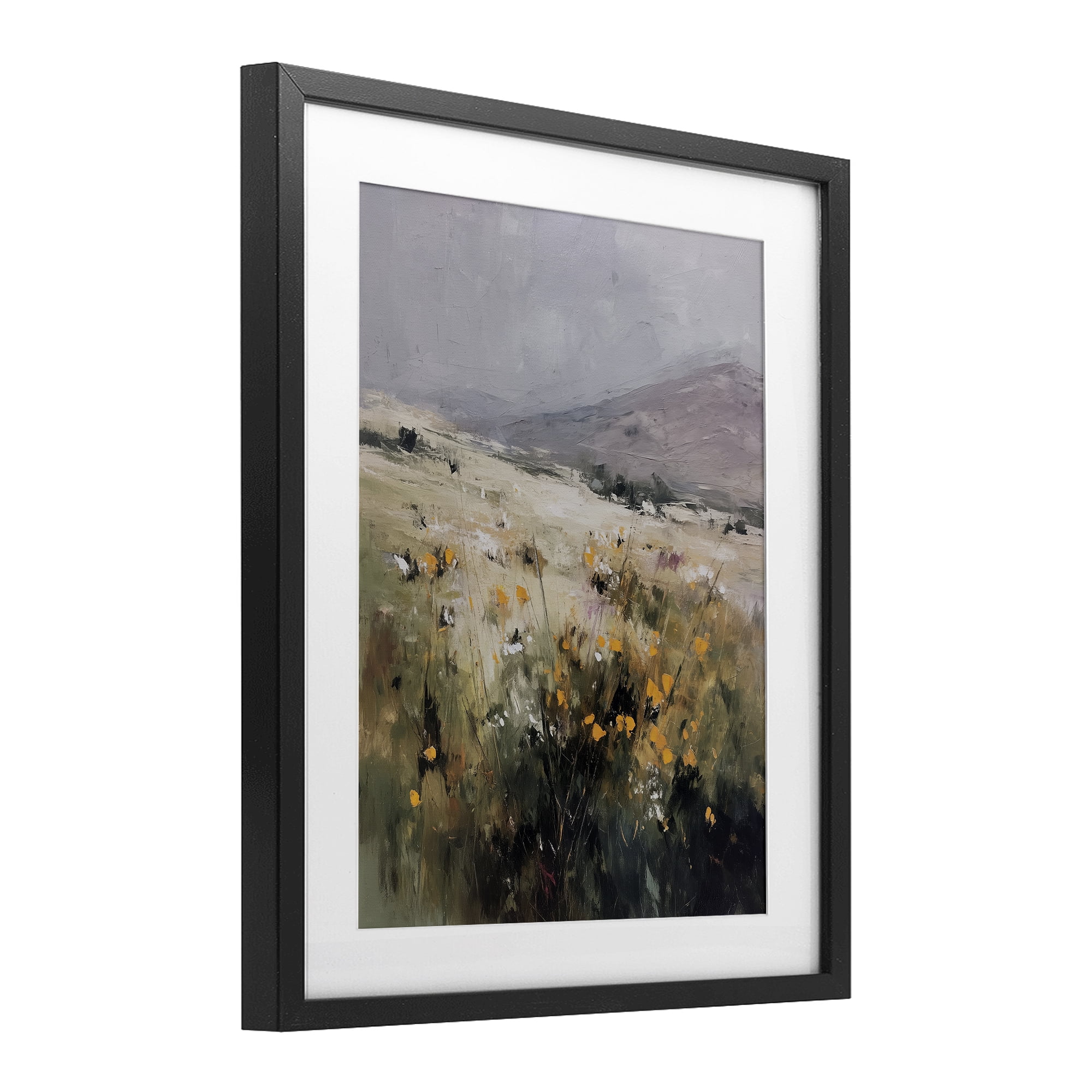 Stupell Industries Verdant Dreams Landscape Black Framed Print Under Glass, design by Svetlana Aleynikova