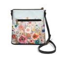 thumbnail image 2 of ZUXONGSY Abstract Painted Floral Print Multipurpose Crossbody Bags for Women Leather Shoulder Handbags Travel Purse Casual Sling Hobo Bag with Zipper Pocket for Working Shopping, 2 of 7