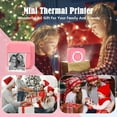thumbnail image 2 of Print Pods Mini Printer Portable tooth Thermal Inkless Sticker Printer with Rolls Thermal Paper and Sticker for iOS & Android Pocket Printer for Photo Note Study Label DIY, 2 of 7