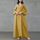 thumbnail image 1 of Vestido Medieval de lino y algodón para mujer, traje largo de estilo victoriano, caftán, ideal para carnaval y Halloween, Verano, 1 of 2