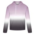 thumbnail image 3 of Sudadera para hombre Sudaderas de otoño Casual Sports Fitness Pullover Capucha Half-Zip Gradient Tie-Dye Print Odeerbi  ODB-5, 3 of 4