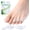 Clear, variant on Welnove Gel Pinky Toe Separators - 8 Pack Pinky Toe Spacers & Bunion Cushion Pads, Silicone Little Toe Protectors for Preventing Rubbing & Relieving Pressure, Clear