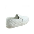 thumbnail image 2 of Alone Women's Flat Slip On Quilted Double Layer Foam Padded Cushion Sock Fashion Sneakers Shoes, 2 of 2