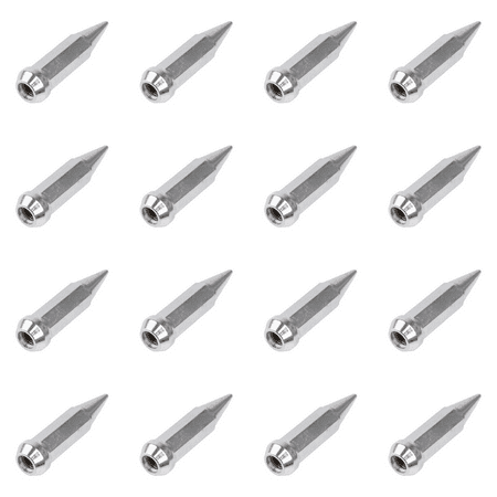 (16 Pack) MSA Spike Tapered Lug Nut 10mm x 1.25mm Thread Pitch Chrome For HONDA Rancher 420 2x4 2007-2022
