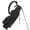 Black, variant on Sturdum 3.7 lb Lightweight Par 3 Golf Stand Bag, 3-Way Divider, 900D Oxford, Holds Up to 8 Clubs, Cooler Pocket for Pitch & Putt and Driving Range