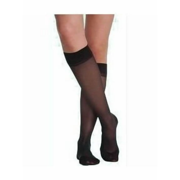 232 Cotton Women's Closed Toe Knee Highs w/ Grip Top - 20-30 mmHg Short SIG232CWS-P