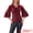 Red, variant on DARING DIVA Women's V Neck Glitter Sparkly 3/4 Sleeve Top XS Red