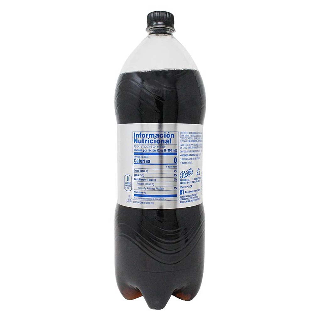 Diet Pepsi Cola Soda Pop, 1.75 Liter Bottle, Allergens Not Contained