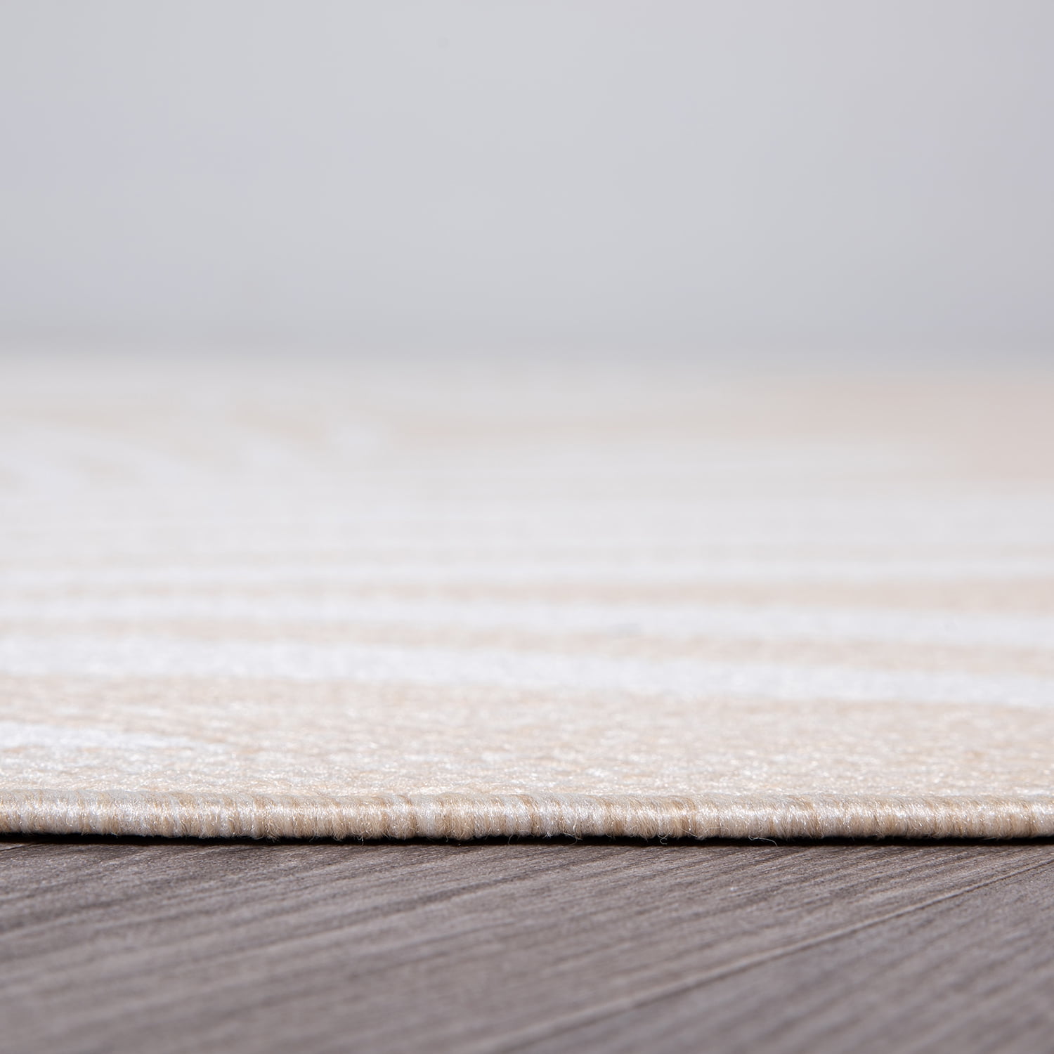 World Rug Gallery Contemporary Palm Leaves Textured Flat Weave Indoor/Outdoor Area Rug - NATURAL 5' X 7'