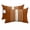 DarkOrange Beige, variant on Chaise Lounge Headrest Pillow 2 Pack, Black Beige Striped Waterproof Chair Pillows with Insert & Adjustable Elastic Strap for Beach Pool Recliner, Modern Farmhouse Retro Lines Outdoor Patio Pillow