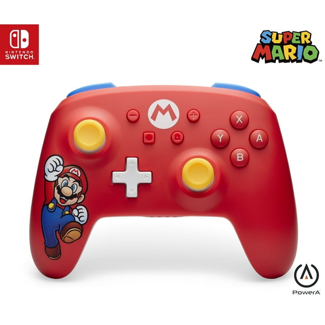Manette sans fil PowerA pour Nintendo Switch - Joie de Mario
