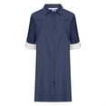 thumbnail image 4 of JIUKE Womens V Neck Collared Button down Shirts Long Sleeve Tunic Tops Casual Summer Cover Ups Size XXL, 4 of 6