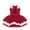 Red, variant on Alvivi Kids Girls Ballet Latin Dance Dress Sequins Faux Fur Adorned Leotard 4-16