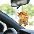 thumbnail image 5 of Vggrvlo Stained Glass Window Hanging Highland Cow Decor Suncatcher for Women, Mom, Grandma Gift for Women Light Catcher Sun Room Decor Village Style, 5 of 7