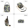 thumbnail image 3 of FORMRS Crossbody Bag for Women Quilted Travel Shoulder Cell Phone Purse with Chain Strap Handbag, Retro Floral Pattern, 3 of 7