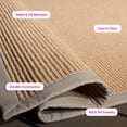 thumbnail image 6 of Safavieh Napa Faux Sisal Moira Solid Area Rug, Maize/Beige, 2' x 3', 6 of 12