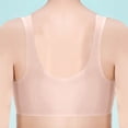 thumbnail image 4 of Lencería sin costuras de malla para mujer: camiseta deportiva sexy para yoga, con fruncido y soporte en la espalda, tirantes ajustables, material de nailon y spandex. Nota: consulte la tabla de tal, 4 of 5