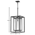 thumbnail image 5 of 2592BK-LV Hinkley Lighting Max - 3.5W 1 LED 12 V Outdoor Extra Large Hanging Lantern-Black Finish, 5 of 17