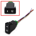 thumbnail image 3 of 10X Auto Retrofit Switch Waterproof Toggle Switch Fog Lamp Switch with 4 Line for White Light, 3 of 6