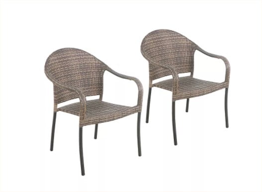 barrington wicker folding patio chair