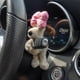 thumbnail image 5 of Adornos pequeños para coche, lindo muñeco de peluche de perro, bloque de sensor, suministros de decoración para coche, luz de giro del limpiaparabrisas, 5 of 5