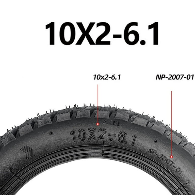 For Electric Scooter Tubeless Tyre Off-road Tire 10X2.0-6.1 540g