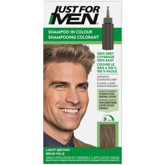 Shampooing colorant Just For Men Brun pâle H-25